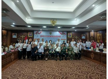 Gambar header Rapat Koordinasi (Rakor) dan Sinkronisasi Program Pencegahan dan Pemberantasan Penyalahgunaan dan Peredaran Gelap Narkotika dan Prekursor Narkotika (P4GN dan PN) Badan Kesatuan Bangsa dan Politik se Kalimantan Tengah Tahun 2023