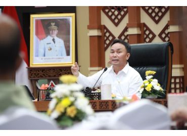 Gambar header Gubernur Sugianto Sabran pimpin Rapat Kerja Pemantapan Optimasi Lahan Food Estate Padi Nasional di Provinsi Kalteng